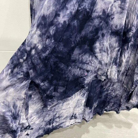 Navy and white pullover very soft fabric used once only Size XS - Picture 4 of 5